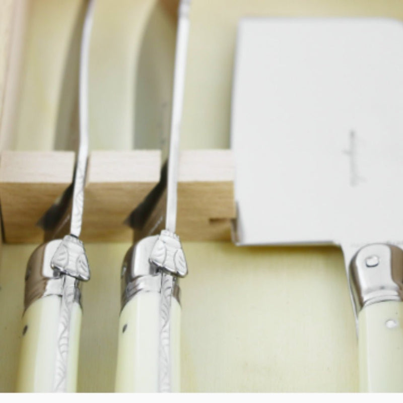 Andre Verdier Classique Cheese Set, Set of 3 - Ivory - Lighting.co.za