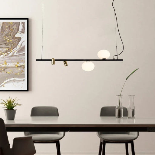 Asta Black or White and Gold Pendant Light - Lighting.co.za