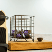 Barista & Co Corral Pod Coffee Capsule Storage - Steel ;Black & Copper - Lighting.co.za