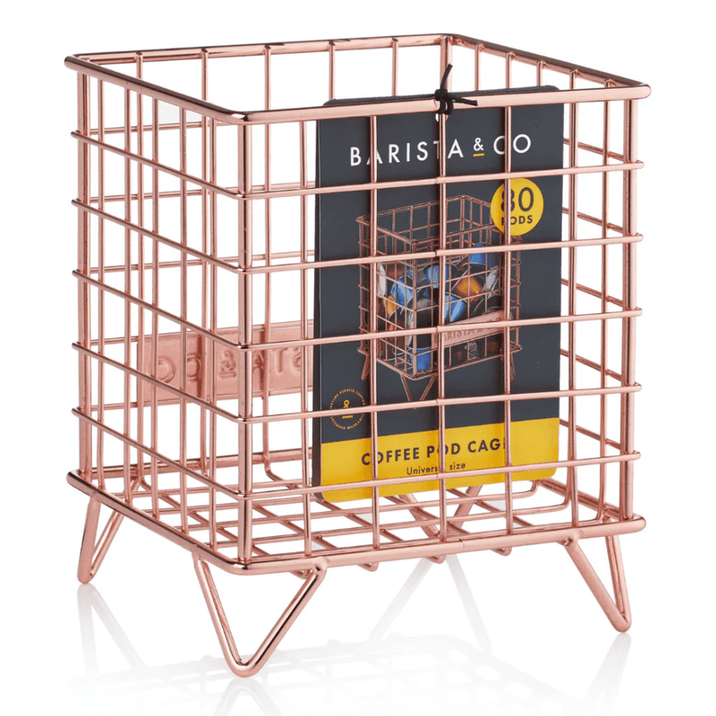 Barista & Co Corral Pod Coffee Capsule Storage - Steel ;Black & Copper - Lighting.co.za