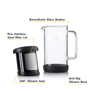 Barista & Co OneBrew Coffee & Tea Infuser - Black - Lighting.co.za