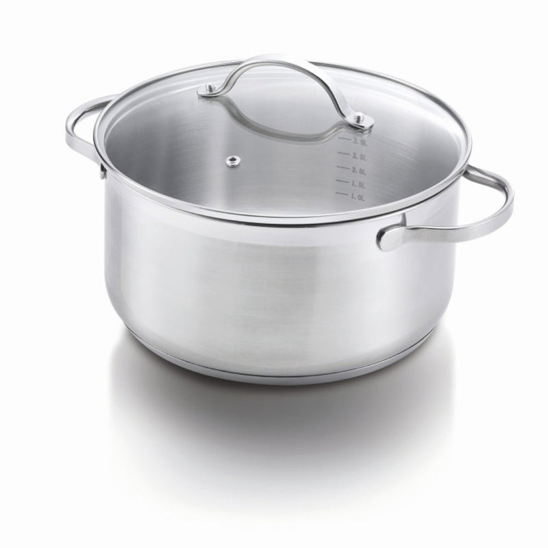 Brabantia Amsterdam Casserole 24cm with glass lid - Lighting.co.za