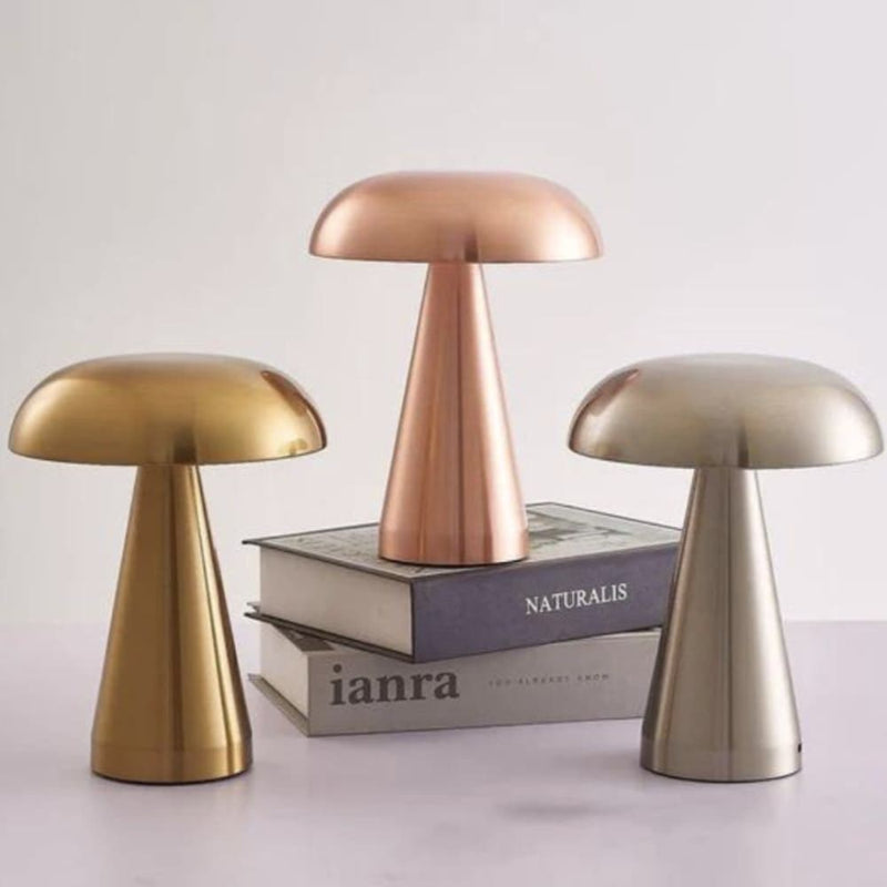Button Black | Gold | Silver| Copper Rechargeable Table Lamp - Table Lamp - Lighting.co.za