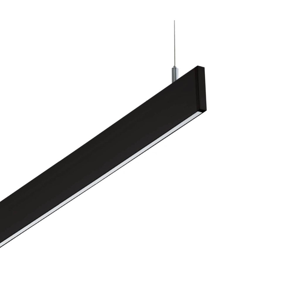 Chiara Black White Up Down Linear Linkable LED Slim Pendant Light — Lighting.co.za