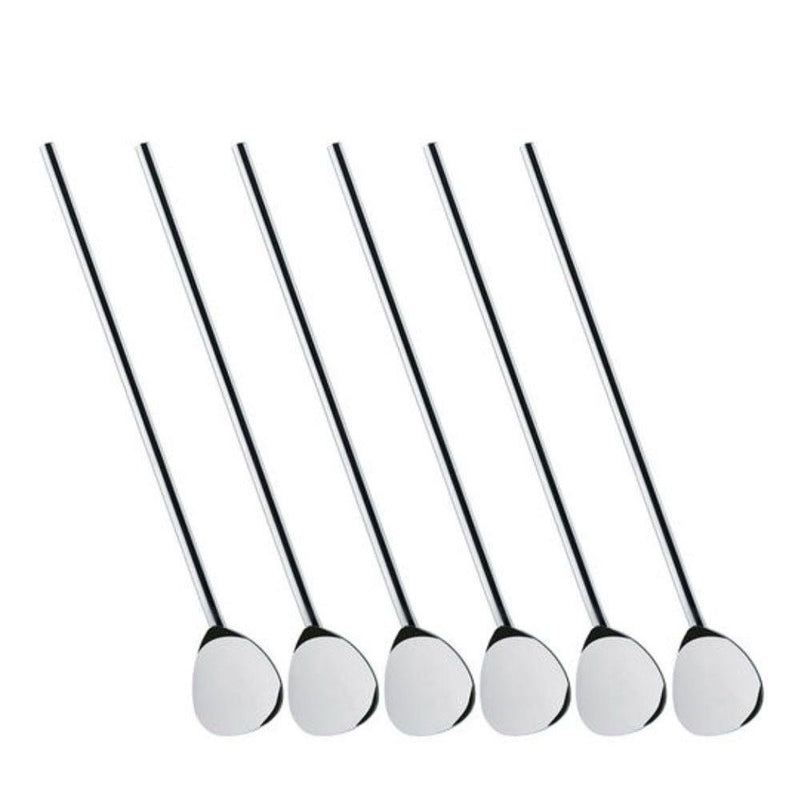 Cilio Cocktail Spoons With Drinking Straw Set of 6 - Lighting.co.za