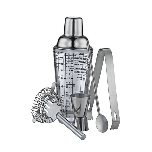 Cilio Cosmopolitan Cocktail Barware 5pcs Set - Lighting.co.za