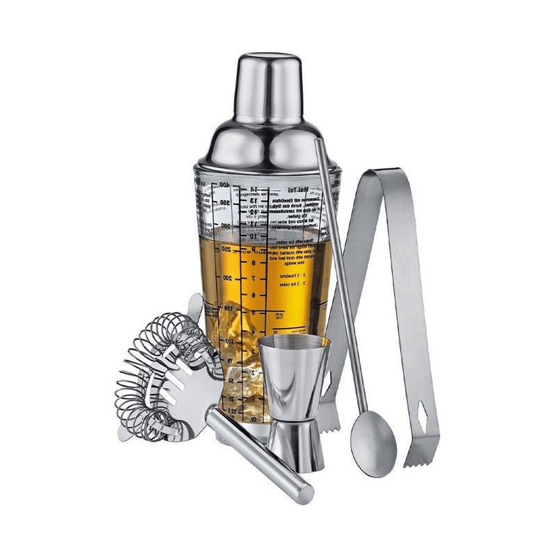 Cilio Cosmopolitan Cocktail Barware 5pcs Set - Lighting.co.za