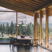 Cosmo Black And White Glass 6 | 9 | 12 Light Chandelier - Lighting.co.za