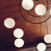 Cosmo Black And White Glass 6 | 9 | 12 Light Chandelier - Lighting.co.za