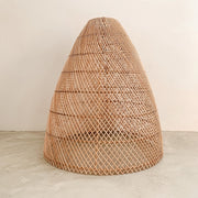 Crosshair Natural Rattan Pendant Light 3 Sizes - Lighting.co.za