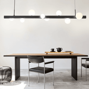 DNA 8 Light Black | Gold and Glass Pendant Light - Lighting.co.za