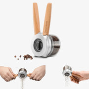 Dreamfarm Ortwo Spice/Pepper Mill + Extra Jar Set - Beechwood - Lighting.co.za