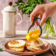 Dreamfarm Set of 2 Flegg Egg Rings - Yellow & Black - Lighting.co.za