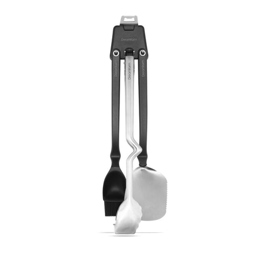 Dreamfarm Set of 3 BBQ Grill Tools - Silver & Black - Lighting.co.za