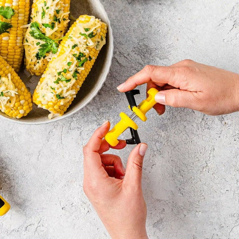 Dreamfarm Set of 4 Anchor Corn Lockorns - Yellow & Black - Lighting.co.za