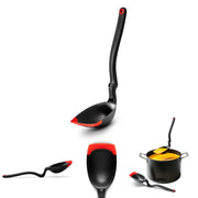 Dreamfarm Silicone Spadle Ladle - Black & Red - Lighting.co.za