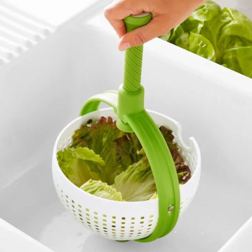 Dreamfarm Spina Straining Colander - Green & White - Lighting.co.za