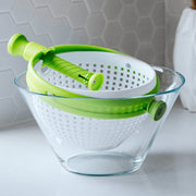 Dreamfarm Spina Straining Colander - Green & White - Lighting.co.za