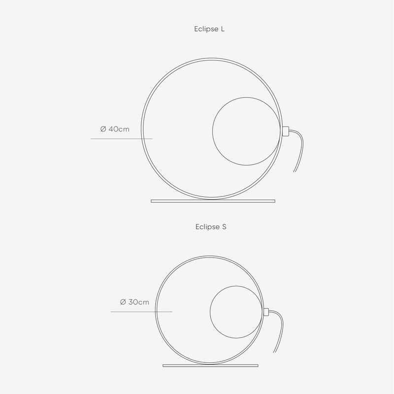 Eclipse Brass and Opal Glass Table Lamp 2 Sizes - Lighting.co.za