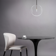 Elements Single Black or Gold and  Clear Glass Pendant Light - Lighting.co.za