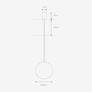 Elements Single Black or Gold and  Clear Glass Pendant Light - Lighting.co.za