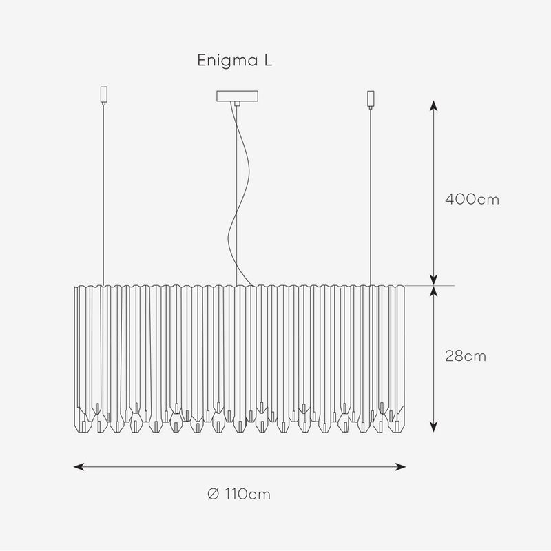 Enigma Black or Chrome Facet Pendant Light 3 Options - Lighting.co.za