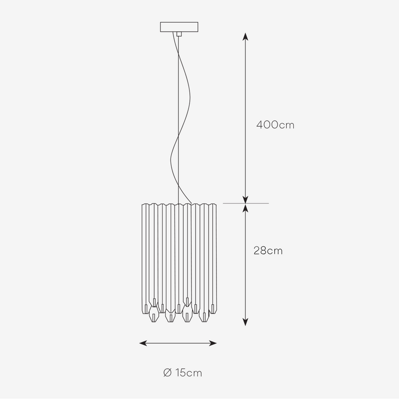 Enigma Black or Chrome Facet Pendant Light 3 Options - Lighting.co.za