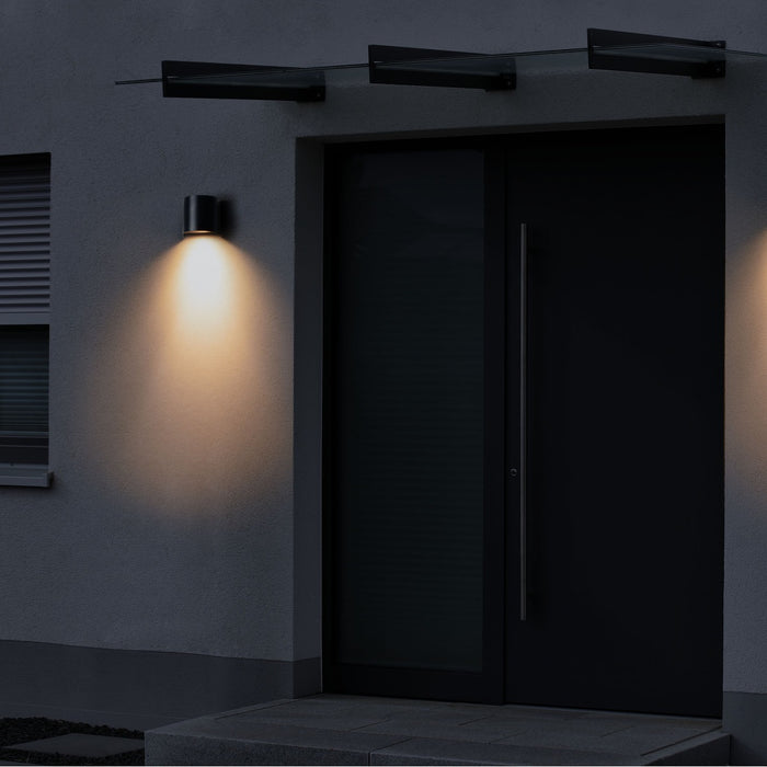 Alco Black Down Facing GU10 Outdoor Wall Light - Lighting.co.za