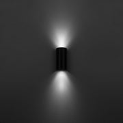 Evok 2 GU10 Up Down Facing Black | White Outdoor Wall Light - Lighting.co.za