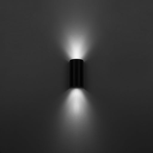 Evok 2 GU10 Up Down Facing Black | White Outdoor Wall Light - Lighting.co.za