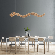 Flow Oak Veneer Neo Flex LED Pendant Light - Lighting.co.za