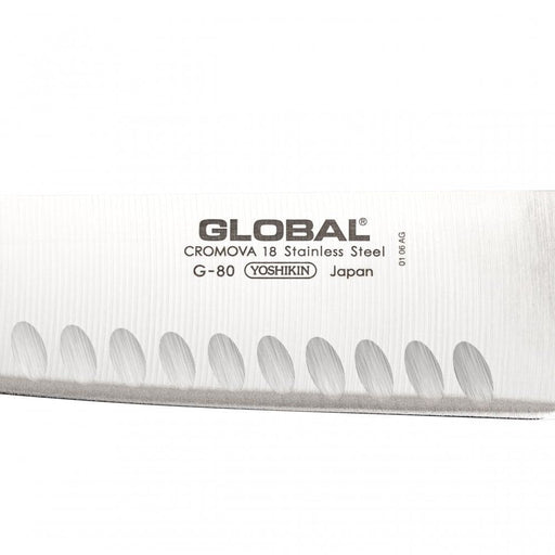 Global G-80 Santoku Knife Fluted 18cm - Lighting.co.za