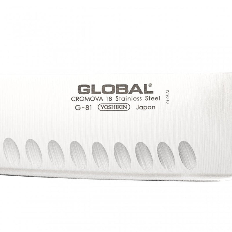 Global G-81 Vegetable Knife Fluted 18cm - Lighting.co.za