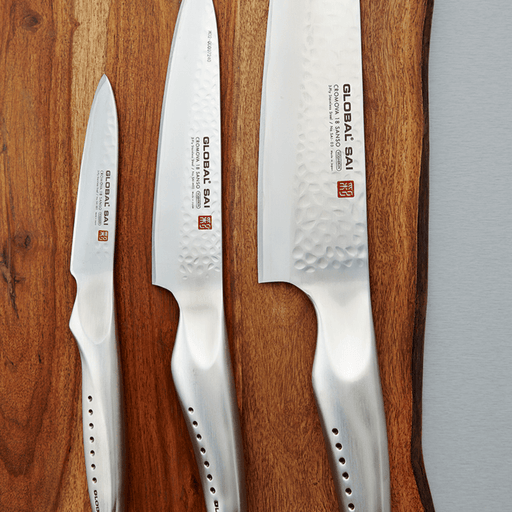 Global SAI 3-Piece Kitchen Knife Set - Lighting.co.za