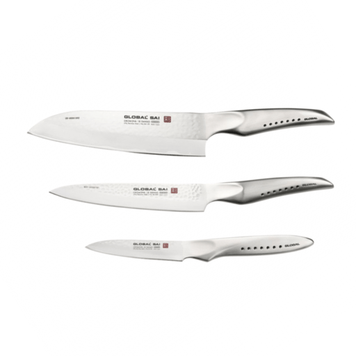 Global SAI 3-Piece Kitchen Knife Set - Lighting.co.za