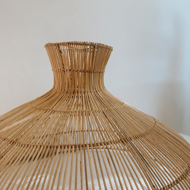 Santorini Natural Rattan Pendant Light 2 Sizes - Lighting.co.za