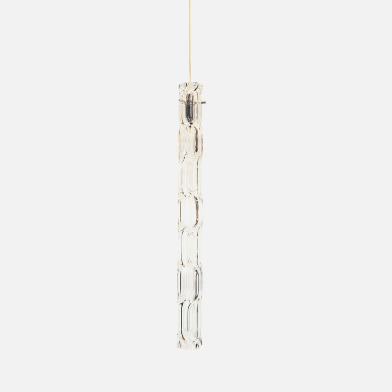 Ice Tall Clear Glass Pendant Light - Lighting.co.za