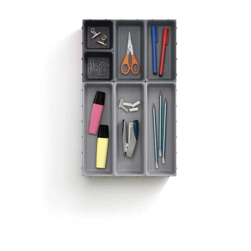 Joseph Joseph Blox™ 7-piece Drawer Organiser Set - Grey - Lighting.co.za