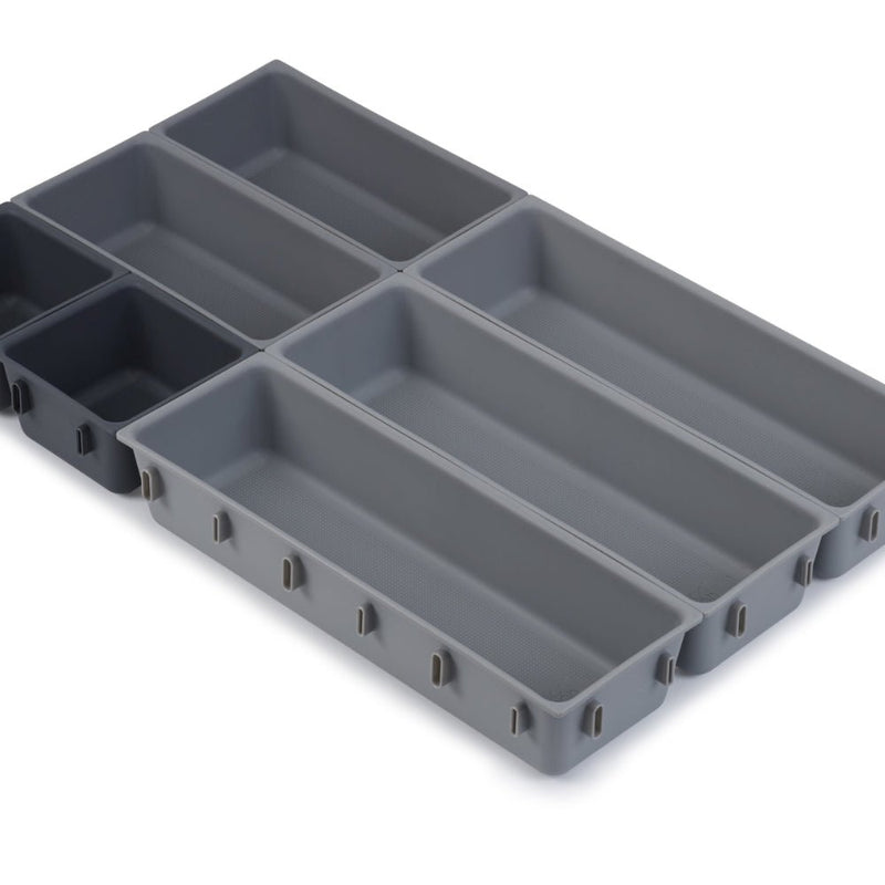 Joseph Joseph Blox™ 7-piece Drawer Organiser Set - Grey - Lighting.co.za