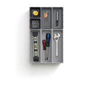 Joseph Joseph Blox™ 7-piece Drawer Organiser Set - Grey - Lighting.co.za