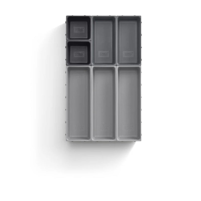 Joseph Joseph Blox™ 7-piece Drawer Organiser Set - Grey - Lighting.co.za