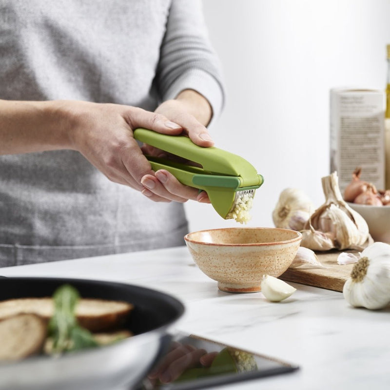 Joseph Joseph CleanForce™ Garlic Press - Green - Lighting.co.za