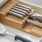 Joseph Joseph DrawerStore™ Bamboo 2-Tier Knife Organiser Large - Lighting.co.za