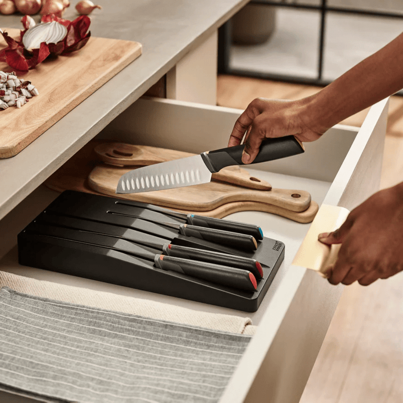 Joseph Joseph Elevate™ Store 5-Piece Knife Set with In-Drawer Storage Tray - Lighting.co.za