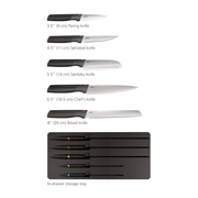 Joseph Joseph Elevate™ Store 5-Piece Knife Set with In-Drawer Storage Tray - Lighting.co.za