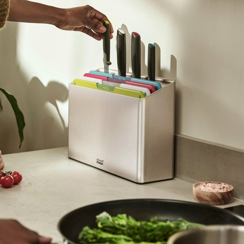 Joseph Joseph Folio™ Icon Plus Multicolour 8pcs Knife & Chopping Board Set - Lighting.co.za