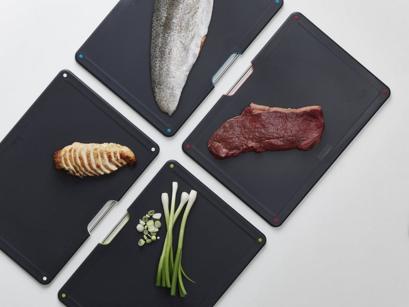 Joseph Joseph Folio™ Steel 4pcs Stainless Steel Chopping Board Set - Lighting.co.za