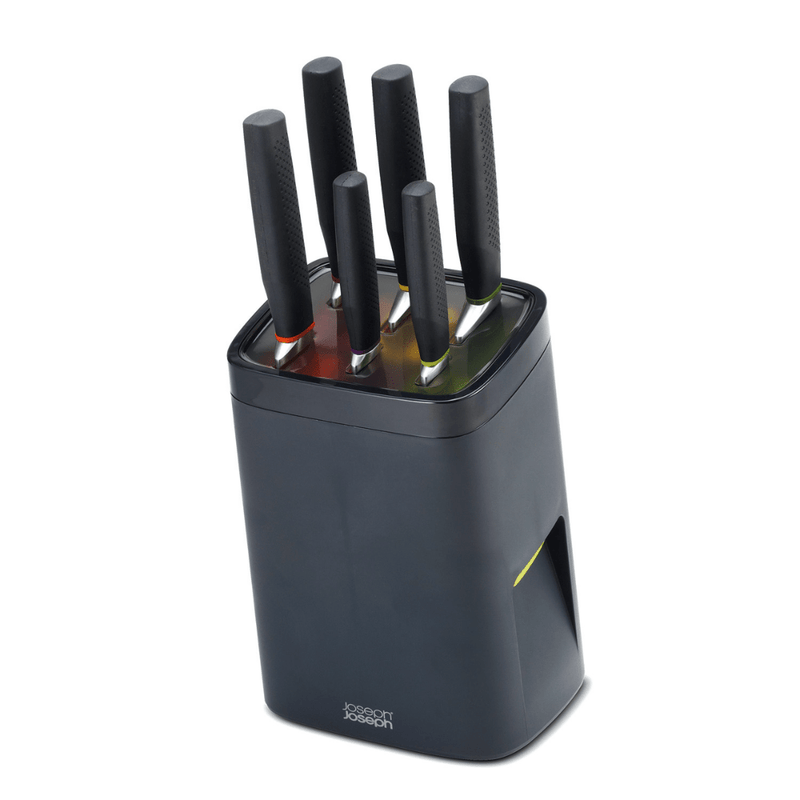 Joseph Joseph LockBlock 6-Piece Knife Block Set with Safety Cam-Lock Mechanism - Lighting.co.za