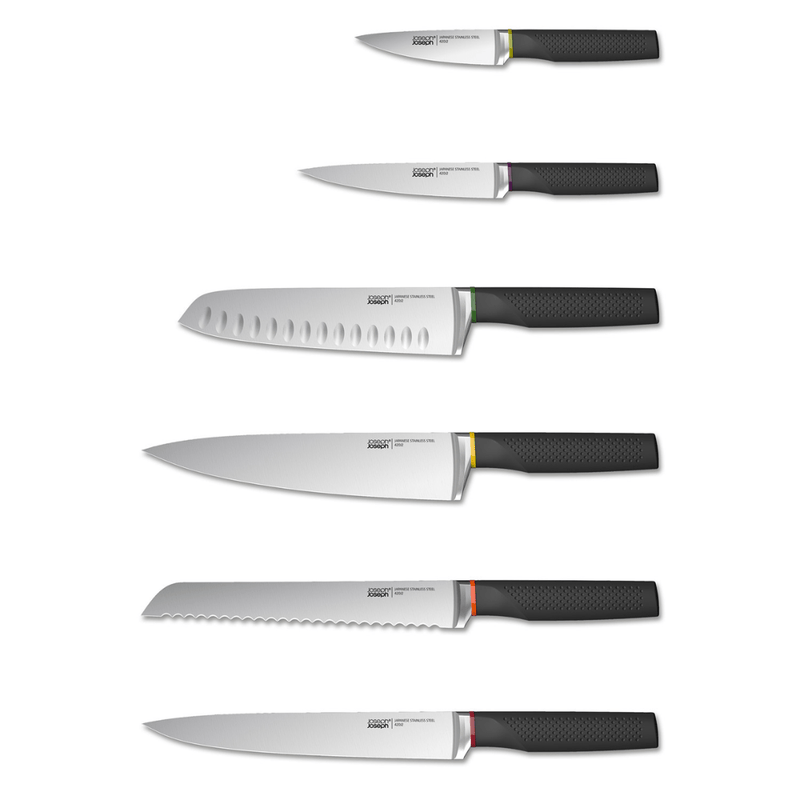 Joseph Joseph LockBlock 6-Piece Knife Block Set with Safety Cam-Lock Mechanism - Lighting.co.za