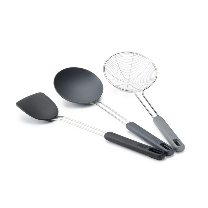 Joseph Joseph Nest™ Fusion 3-Piece Wok Utensil Set Black - Lighting.co.za